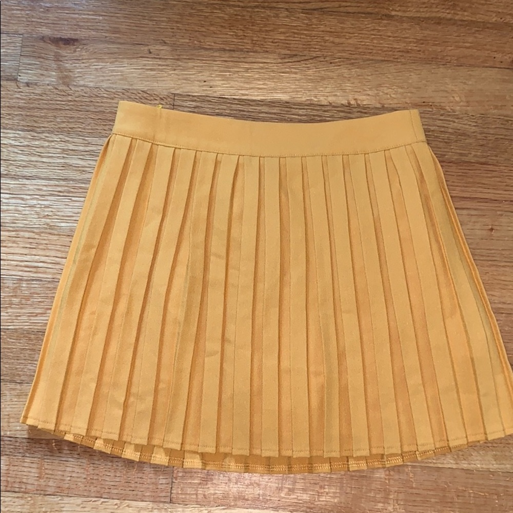 Gold cheer skort
